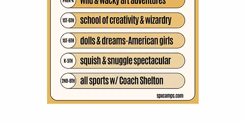 Summer Camp 2026- week 2