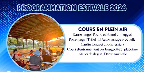Programmation estival | Cours en plein air