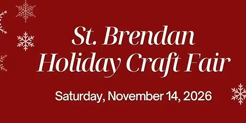 St Brendan Holiday Craft Fair 2026