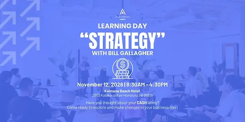 Accelerate Your Strategy - EO Hawaii Accelerator Learning Day