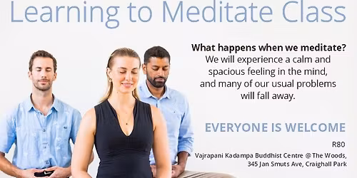 Beginners Meditation Class with John Vlismas