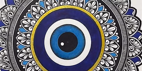 Ink & Aura | Design your own Evil Eye Mandala Wall Art |e 16+