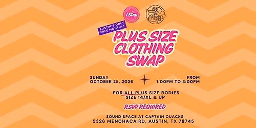 Austin's ONLY Free Monthly Plus Size Clothing Swap by I Slay