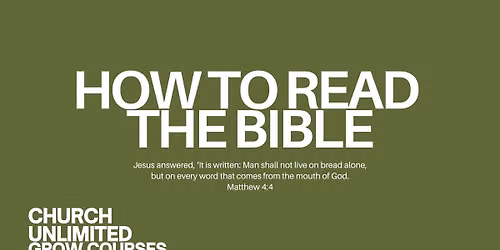 HOW TO READ THE BIBLE 