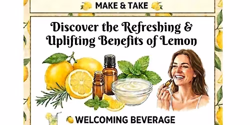 Lemon Make & Take Aromatherapy