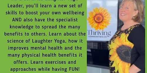 Certified Laughter Yoga Leader training 28/29th March 10am - 4pm BLACKWOOD
