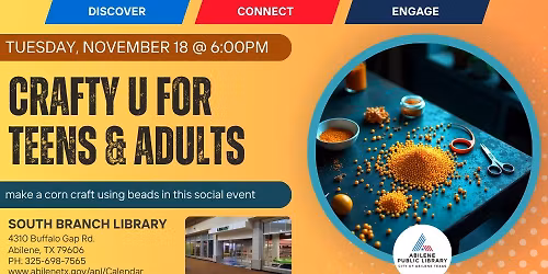 Crafty U: Beaded Corn (South Branch)