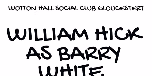 Barry White Tribute Night 