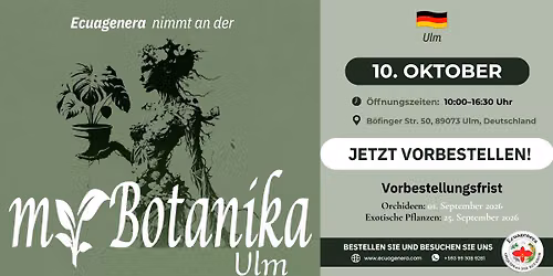 Ecuagenera will participate in Botanika ULM