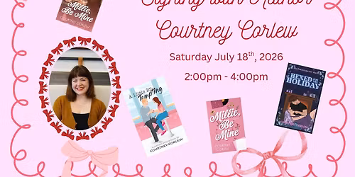Signing with Author Courtney Corlew 