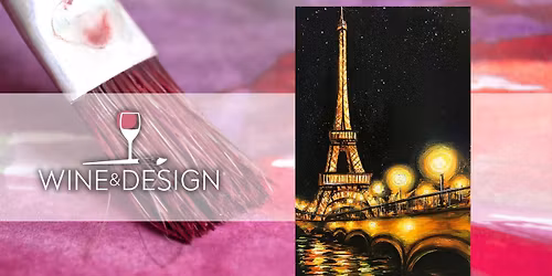 Paint & Sip: | Eiffel Tower At Midnight