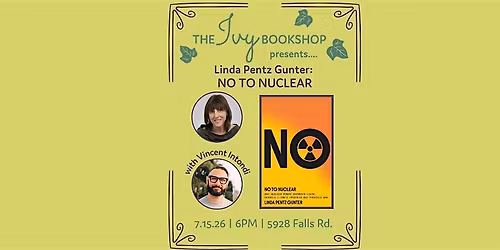Linda Pentz Gunter with Vincent Intondi: NO TO NUCLEAR