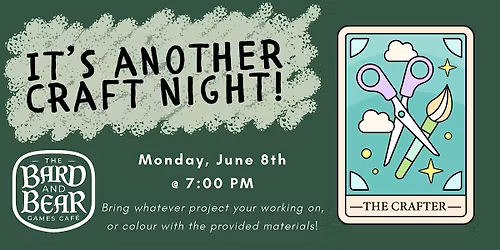 Bard and Bear Craft Night