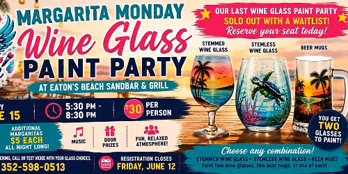 \ud83c\udf79\ud83c\udfa8 MARGARITA MONDAY WINE GLASS PAINT PARTY \ud83c\udfa8\ud83c\udf79