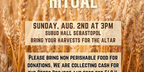 Lughnasadh Ritual