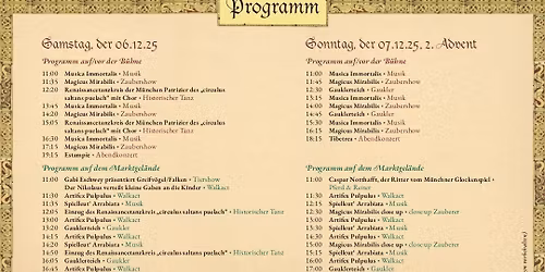 Mittelalter Weihnachtsmarkt M\u00fcnchen 