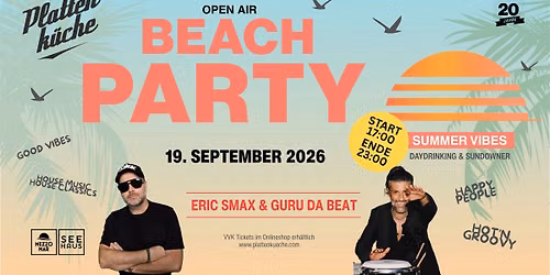 Plattenk\u00fcche Beach September