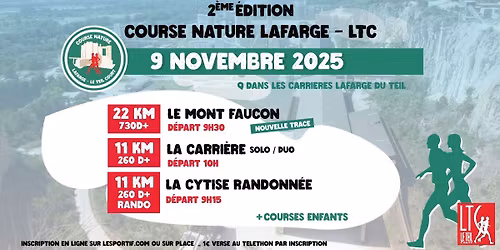 Course nature Lafarge Le Teil Court