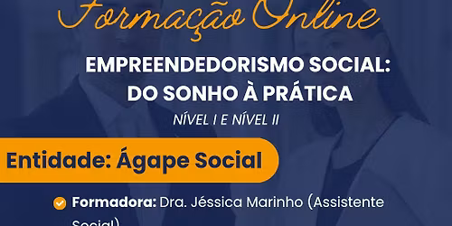 Forma\u00e7\u00e3o Online - Empreendedorismo Social: Do Sonho \u00e0 Pr\u00e1tica 