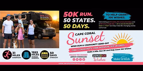 Cape Coral Sunset Wish Run & Community Send-Off | Free Community Event