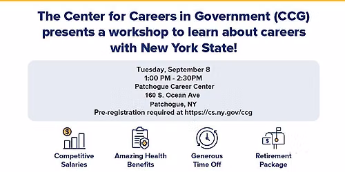 Patchogue Workshop: Civil Service Careers & NY HELPS