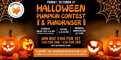 Halloween Pumpkin Contest & Fundraiser