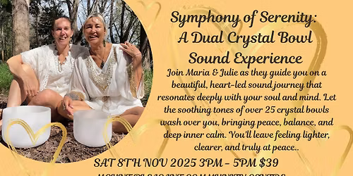 Symphony of Serenity: A Dual Crystal Bowl Sound Experience