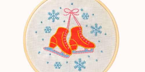 Beginner Friendly Holiday Embroidery Class! 