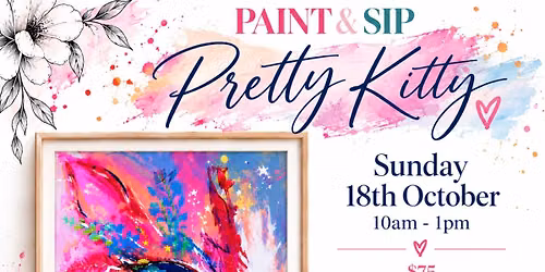Pretty Kitty! - Paint & Sip!