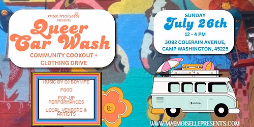 Queer Car Wash, Cookout, & Clothing Drive - benefiting Transform