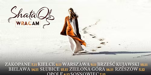 Zielona G\u00f3ra: ShataQS - trasa koncertowa \u201eWracam\u201d - jesie\u0144 2025