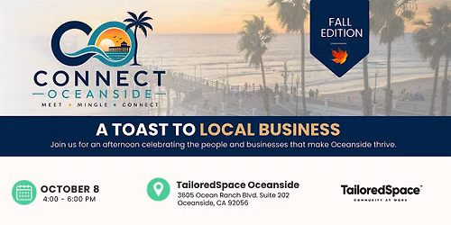 Connect Oceanside: A Toast to Local Businesses