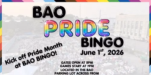 BAO Pride Month BINGO 2026!