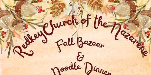 Fall Bazaar & Noodle Dinner