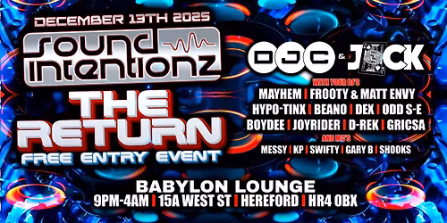Sound Intentionz - The Return
