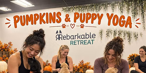 Pumpkins and Puppy Yoga at Rebarkable Retreat