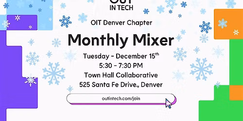 Out in Tech Denver | December Monthly Mixer