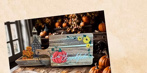 Hand Painted Charcuterie Board at DC Estate Winery