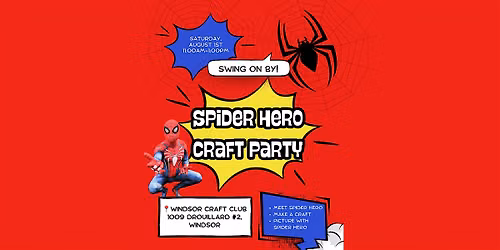 Spider Hero Craft Party