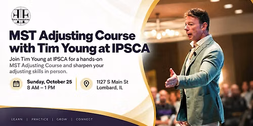 MST Adjusting Course with Tim Young at IPSCA