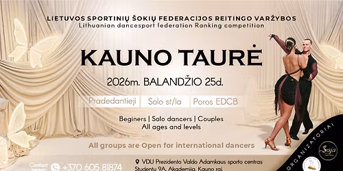 "Kauno taur\u0117 - 2026"