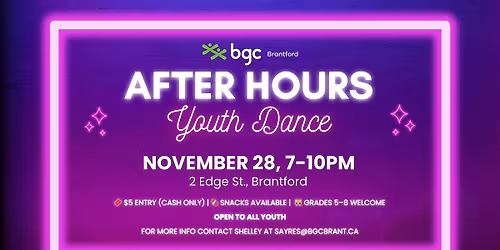 After Hours Youth Dance