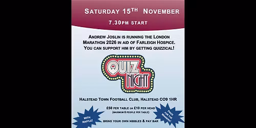 Charity Quiz Night