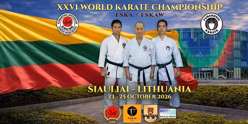 FSKA\/FSKAW World Karate Championship 2026 | LITHUANIA