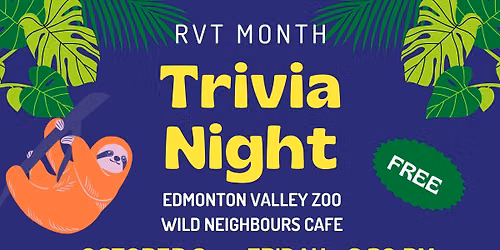RVT Month Trivia Night at the Edmonton Valley Zoo