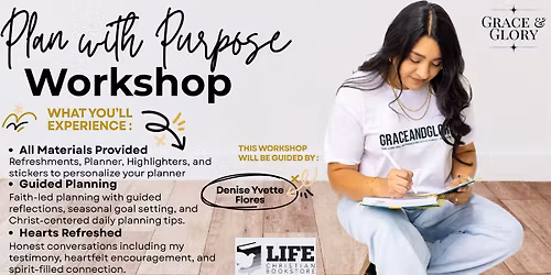 Plan with Purpose Workshop