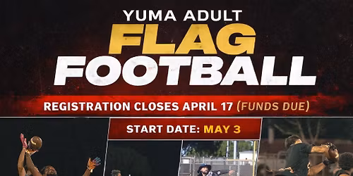 Yuma Adult Flag Football 2026 Spring Season