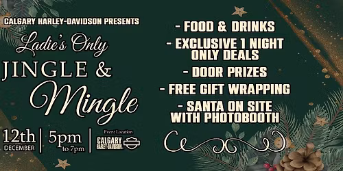 Ladies' Only Jingle & Mingle at Calgary Harley-Davidson