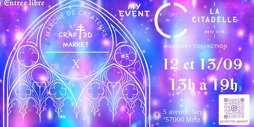 CRAFTED MARKET - March\u00e9 de cr\u00e9ateurs, 5\u00e8me EDITION!