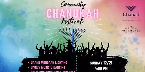 CHANNUKAH FESTIVAL AT THE VILLAGE